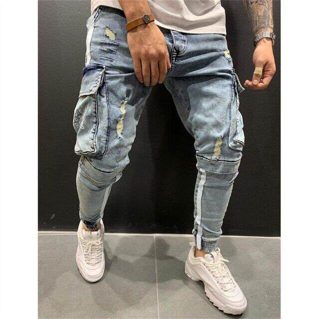 mens-jeans-denim-pocket-pants-summer-autumn-thin-slim-regular-fit-straight-jeans-elasticity-stretchy-male-blue-black-trousersth