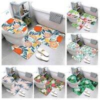 【YF】┇₪☋  Anti-slip Small Rug Shower Absorbent Foot Entrance Bathtub toilet rug Morandi letter