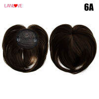 LANLOVEคลิปบนผมTopperไฟเบอร์กันความร้อนอุปกรณ์ต่อวิกผมHairpieceสำหรับผู้หญิง