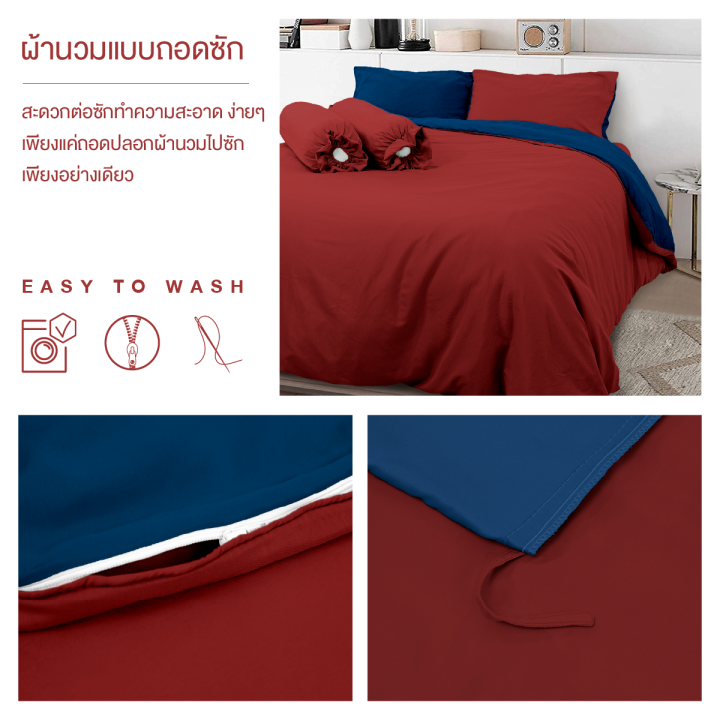 ibed-ชุดเซ็ทผ้าปูที่นอน-2tones-สีมงคลปีมะโรง-12-นักษัตร