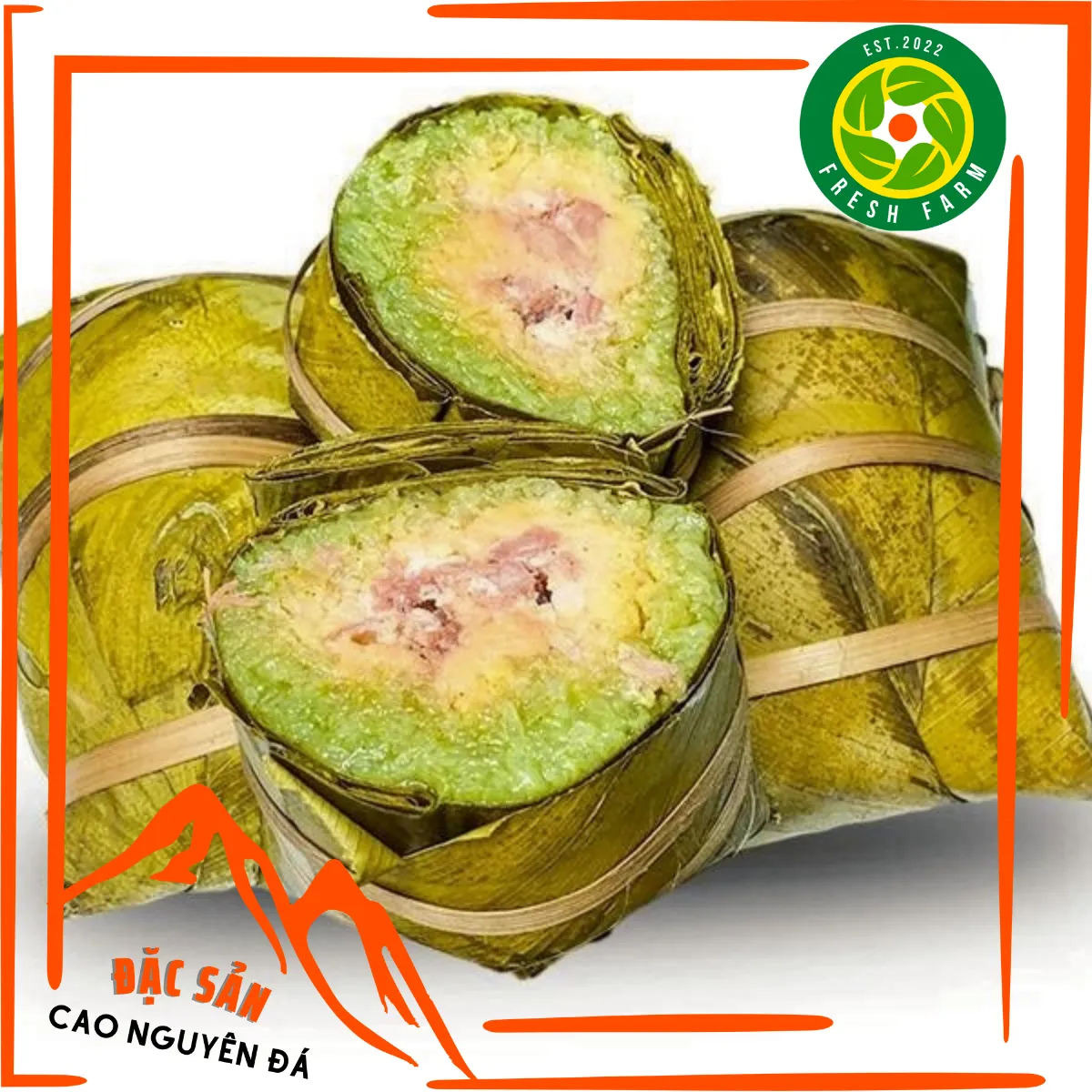 Freshfarm] Bánh Chưng Gù Hà Giang | Làm Từ Gạo Nếp Nương Vùng Cao | Nhân Từ  Thịt Lợn Đen Hà Giang | Lazada.Vn