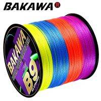 BAKAWA 4 9 12 Strands Fishing Line 100M 300M 500M Multifilament 100% PE Carp Braided For Wire Sea Lake Pesca Super Stong Durable Fishing Lines