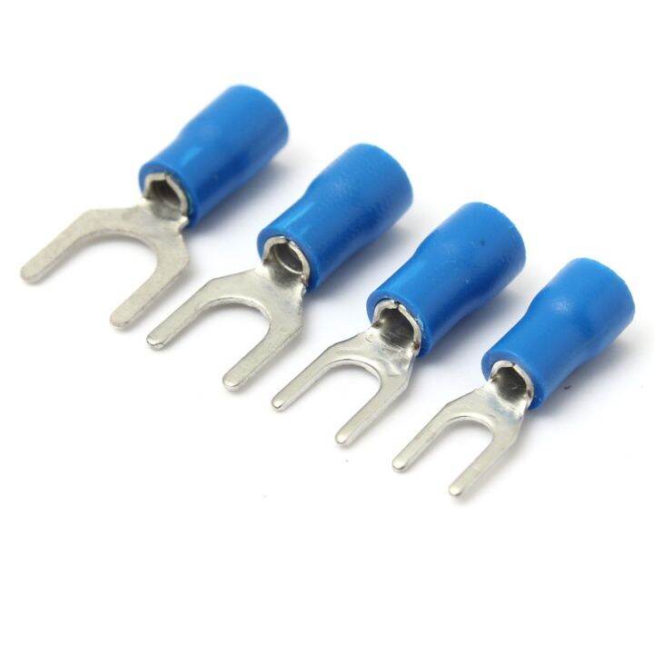 cc-25pcs-insulated-fork-wire-electrical-crimp-terminal-1-5-2-5mm-16-14awg-6-4m-5-3mm-4-3mm-3-2mm