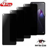 Privacy Screen Protector For OPPO Reno 8 7 Pro Plus 7Z 5 Lite Anti Spy Tempered Glass 4PCS Glass Films For OPPO Find X5 X3 Lite