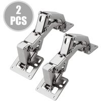 VVINCE-2 Pcs American Face Frame Hidden Concealed 170 Degree Corner Kitchen Cabinet Door Hinges Soft Closing Full Overlay