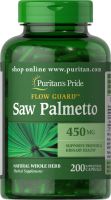 ลดผมร่วงชาย  Puritans pride Saw Palmetto 450 mg 200 แคปซูล