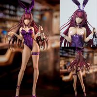 30ซม. เปลี่ยนแปลงโชคชะตา/คำสั่งสุดยิ่งใหญ่ Scathach Bunny Girl Sugatsu Scáthach 1/7 PVC ตุ๊กตาขยับแขนขาได้ของเล่น S ตุ๊กตาโมเดล