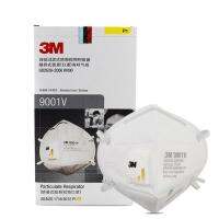 3M (x25ชิ้น) 9001V P1 หน้ากากมีวาล์วป้องกันฝุ่นละอองป้องกันหมอกควัน PM2.5