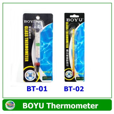 BOYU BT-01 / BT-02 Thermometer เทอร์โมมิเตอร์ วัดอุณหภูมิน้ำ แบบติดกระจกตู้ปลา