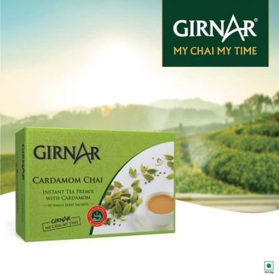 Girnar 3 in 1 Tea Instant Cardamom 140g ชาอินเดียพร้อมดื่มกระวาน