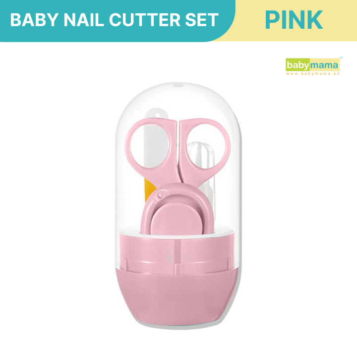 Baby Nail Cutter With Plastic Box | Pink