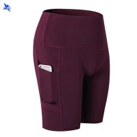 【YD】 2020 Compression Dry Shorts With Pockets Waist Elastic Leggings Jogging Gym Tights