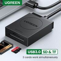 Ugregreen เครื่องอ่านการ์ด2-In-1 USB3.0 USB-C OTG ไปยัง SD ไมโครการ์ดเอสดีทีเอฟสำหรับแล็ปท็อป PC Windows Linux เครื่องอ่านการ์ดอะแดปเตอร์เมมโมรี่การ์ด