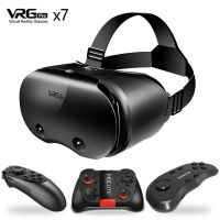 VRGPRO 3D X7 VR แบบดั้งเดิมใหม่หมวกกันน็อกแว่นเลนส์อ่อนเสมือนจริงสำหรับเกมรุ่นมาตรฐานควบคุมอุปกรณ์เสริม