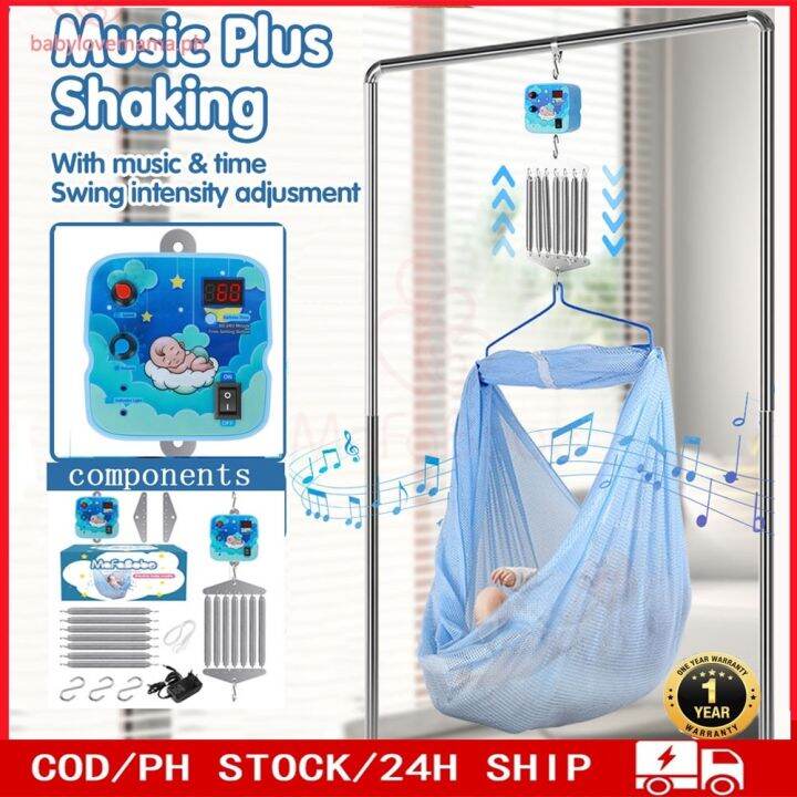 [Hot sales]☑ Electronic Baby Cradle Automatic Electric Spring baby ...