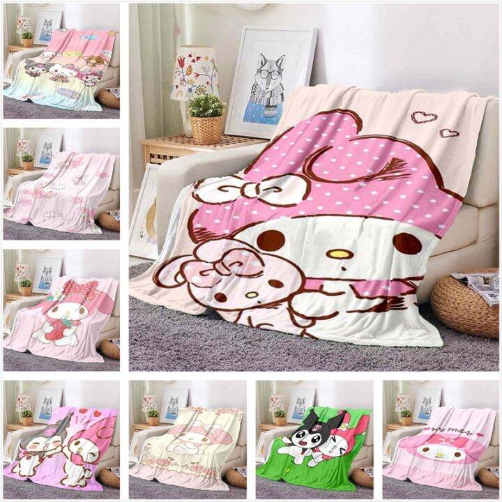 cartoon-melody-cute-blanket-sofa-cover-office-nap-air-conditioning-flannel-soft-keep-warm-can-be-customized-3