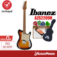 Ibanez AZS2209H กีต้าร์ไฟฟ้า จัดส่งฟรี +ฟรีของแถมสุดพรีเมี่ยม ประกันศูนย์ 1ปี Music Arms