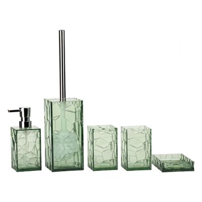 【jw】♂  Household Supplies Set Vanity Acessório Escova do vaso sanitário Heavy Duty 5pcs por conjunto