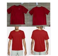 เสื้อวิ่งผู้ชาย Nike Mens Breathe Running Top - University Red