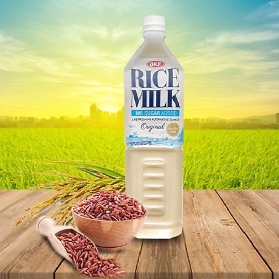 Hot sale gạo okf hàn quốc 1.5l rice milk okf ít ngọt thơm ngon - ảnh sản phẩm 1