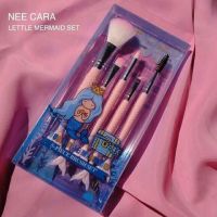 เซตแปรงแต่งหน้า แพ็กเกจแปรงหางปลา 5 ชิ้น นีคาร่า NEE CARA BRUSH -N688