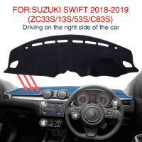 Car Dash Mat Dashmat Black Car Cover for SUZUKI SWIFT (ZC33S13S53SC83S) 2018 Anti-Slip Dashboard Pad Insulation Mat