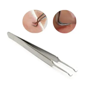 myyeah 4Pcs/Set Rosegold Double-ended Acne Needles Blackhead Spot Comedone Extractor  Remover Clip Pimple Blemish Facial Care Tools