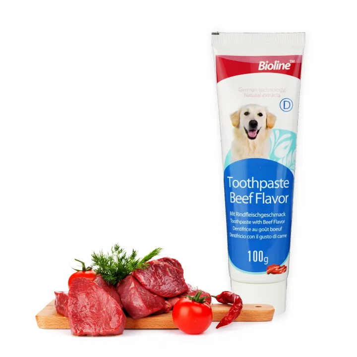 Bioline Toothpaste for Dogs Beef Flavour 100g Lazada PH