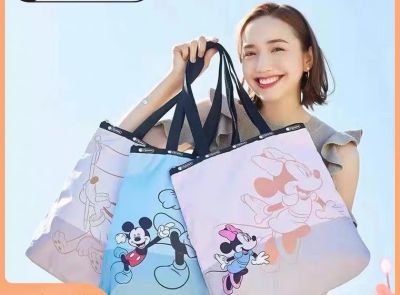 Lesportsac 2023 ฤดูร้อนใหม่มิกกี้แบรนด์ร่วมกระเป๋าถือกระเป๋าสะพายความจุขนาดใหญ่3531