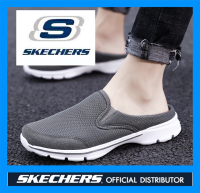 SKECHERS_Gowalk4 รองเท้า_skechers_ผู้ชาย สเก็ตเชอร์ส รองเท้า ผู้ชาย รองเท้าแตะ รองเท้าลำลองผู้ชาย รองเท้าผู้ชายแฟชั่นครึ่งส้น รองเท้ากีฬาไซส์ใหญ่ รองเท้าแตะกีฬาขนาดใหญ่ EU46-EU48แฟชั่นของผู้ชายกีฬารองเท้าผู้ชายรองเท้าลำลองรอ