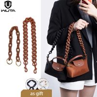 ♗☎ WUTA Bag Strap for Longchamp Acrylic Resin Chains Shoulder Straps Handle Replacement Belt Adjustable Accessories