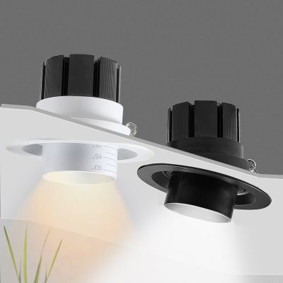 ไฟดาวน์ไลท์เน้น LED สามารถปรับได้สปอตไลท์ไฟเพดานแอลอีดี Led 3W 5W 7W 220V ไฟดาวน์ไลท์ LED อะลูมิเนียมฝังสำหรับห้องครัวห้องนอน