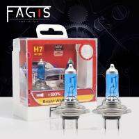 Fagis หลอดไฟฮาโลเจนสว่างพิเศษ2ชิ้น,H4 H1 H3 H7 H11 HB3 9005 9006 55W 12V ไฟหน้ารถไฟตัดหมอกโคมไฟขับรถ6000K