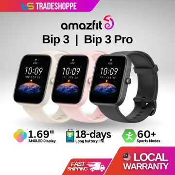 2023 New Amazfit Bip 3 Pro Smartwatch GPS 1.69'' Large Color Display 60+  Sports Watch Modes Smart Watch For Android IOS Phone - AliExpress