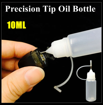 10ML Needle Tip Glue Bottle Squeeze Plastic Bottle Dispensing Needle Sealing Cap for Classic Infinity Essential Pod