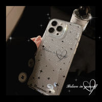 เคสโทรศัพท์มือถือ Apple iPhone 14/13/12/11/X/x/xr เคสโทรศัพท์มือถือผงดาวแวววาว14 Plus เคสโทรศัพท์มือถือซิลิโคน13 Pro Max บุคลิกภาพนิ่มเก๋ไก๋หวาน12 Mini ล้อมรอบเต็มรูปแบบป้องกันการตก