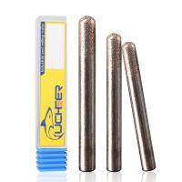 UCHEER 1pcs Sintered ball stone engraving bits milling cutter carving tools diamond router bits end mill cnc tools