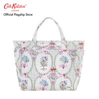 Cath Kidston The Tripper Tote Royal Bouquets Cream กระเป๋า กระเป๋าถือ กระเป๋าผู้หญิง กระเป๋าแคทคิดสตัน