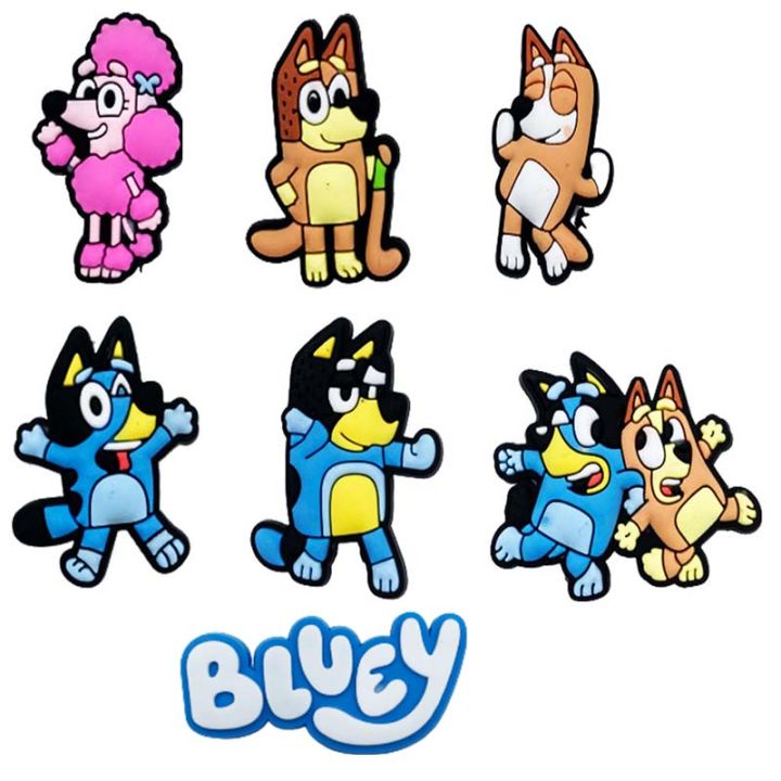 bluey Animation cartoon shoe accessories Jibbitz Crocs Pins for shoes ...