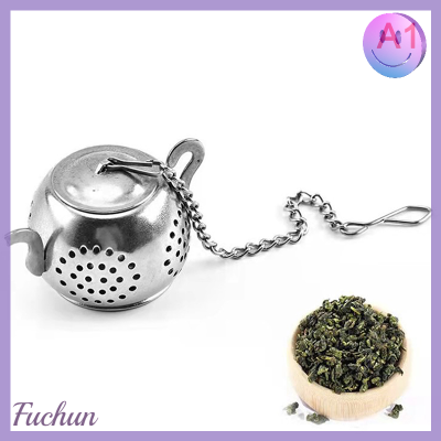 Fuchun ที่กรองชาดอกไม้เครื่องเทศตาข่ายชงชารูปทรงกาน้ำเครื่องกรองชากาน้ำชาในครัว