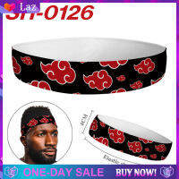 Naruto Headband Anti-Slip Sweat Absorbing Hairband ฟิตเนส Sweatband สำหรับกีฬาบาสเกตบอลวิ่ง Cycling