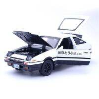 Taylor2pv Initial D รถยนต์ 1:28 รถดึงกลับสุดเท่ ไฟเสียงยานพาหนะ โลหะผสม รถเหล็ก Diecast