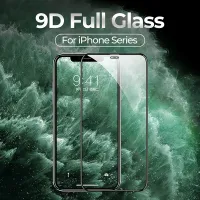 CrashStar FULL COVER 9D Tempered Glass Screen Protector For iPhone 13 12 11 Pro Max Mini X XR XS Max 10 8 7 6 6S Plus + SE 2020 Tempered Protective Film Screen Protection Hot Sale 【Ship by Box】