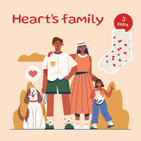 emmtee.emmbee - ถุงเท้า Hearts Family