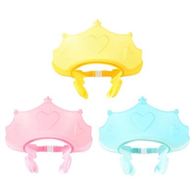 Kids Ear Protective Cap Bath Visor For Toddlers Soft Comfortable Baby Shampoo Cap Adjustable Baby Bath Head Cap for Washing Hair effectual