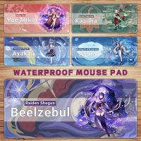 [COD READY STOCK]Genshin Impact Inazuma character Personalized Waterproof Mouse Pad / Precision Seam / Eco-friendly Rubber / Customizable Pattern Beelzebul Baal Kazuha Ayaka Ayato Itto 【BYUE】