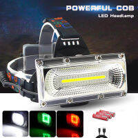 Powerful Headamp Super Bright Repair Lamp USB chargeable Head Lamp 18650 COB Headlight Outdoor Camping Fishing Light