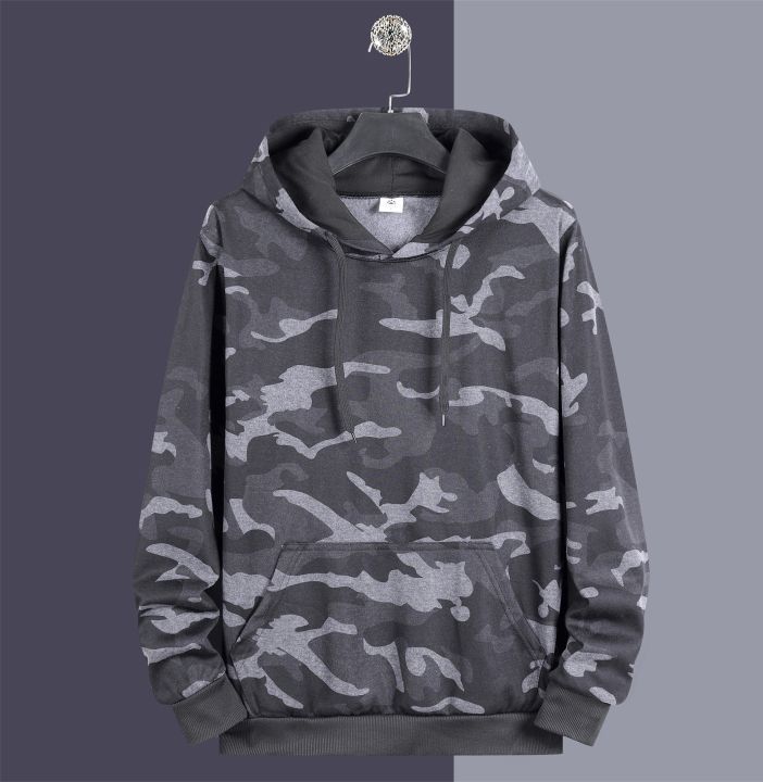 JJF FASHION Camouflage Hoodie Jacket No Zipper | Lazada PH