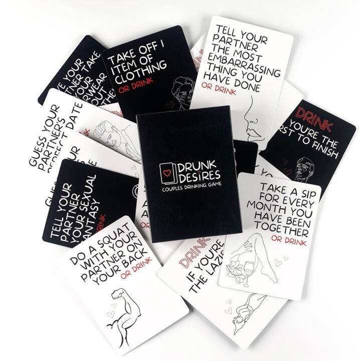 Drunk Desires (Couples Dr1nking Game) Truth or Dare Romantic Card Game Lazada PH