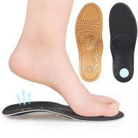 [HOT EXQQUZIOWGWD 116] หนัง Orthotic Insole สำหรับ Flat Feet Arch Support Orthopedic รองเท้า Sole Insoles สำหรับฟุตผู้ชายผู้หญิงเด็ก O/x ขาแก้ไข